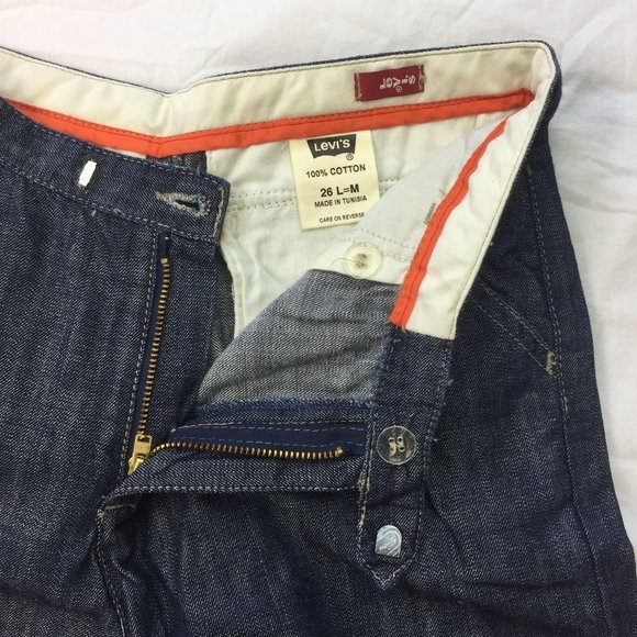 Levi’s Wide Leg Jeans Blue Womens 26 L=M - Picture 5 of 14